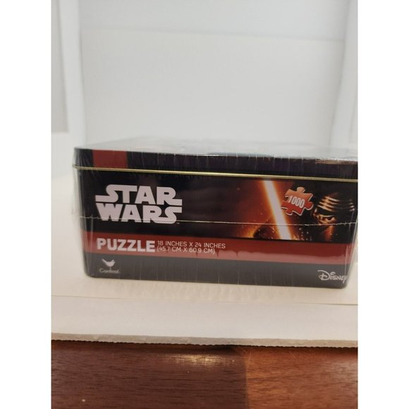 NEW Star Wars The Force Awakens Storm Trooper 1000 piece puzzle IN tin Case NICE - Picture 3 of 3